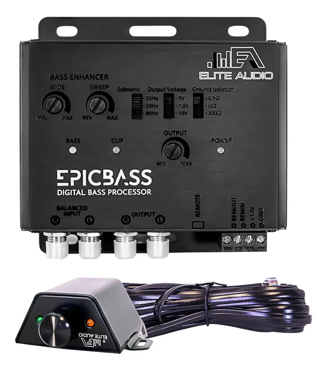 Processador de baixo digital Elite Audio Epicbass Preamp