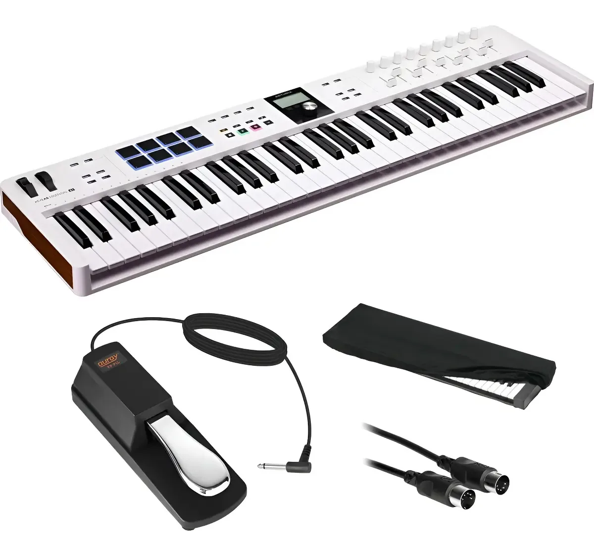 Arturia Keylab Essential Mk3 61 teclas, gravador universal Midi