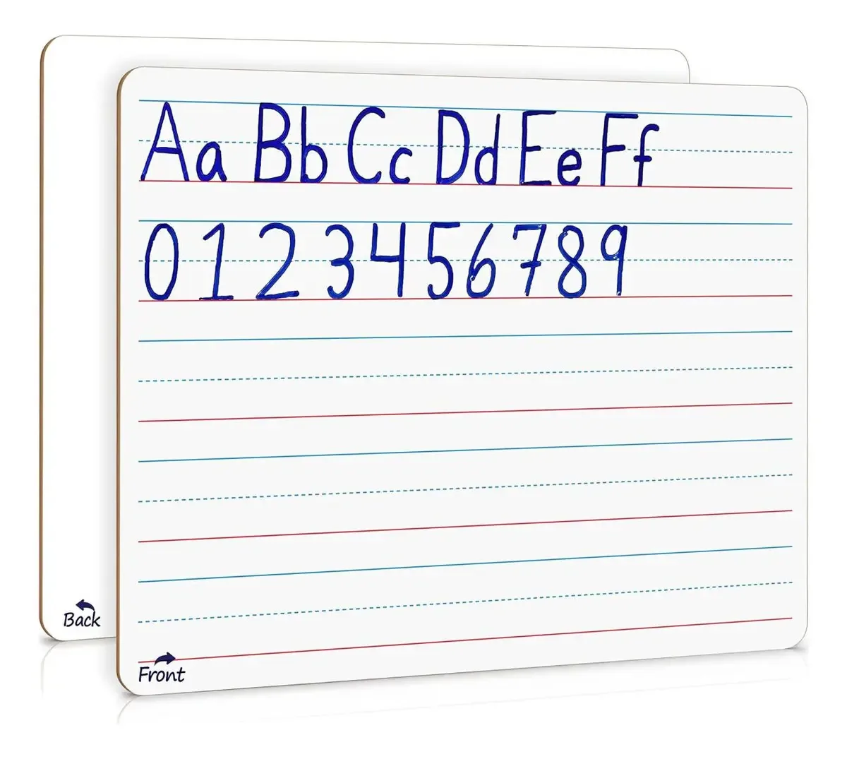 Pacote de 2 quadros brancos de dupla face Erase Board