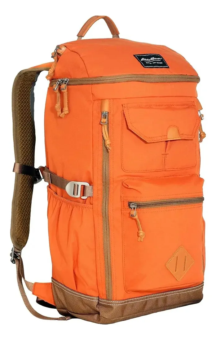 Mochila Eddie Bauer Bygone com bolsos externos e capa