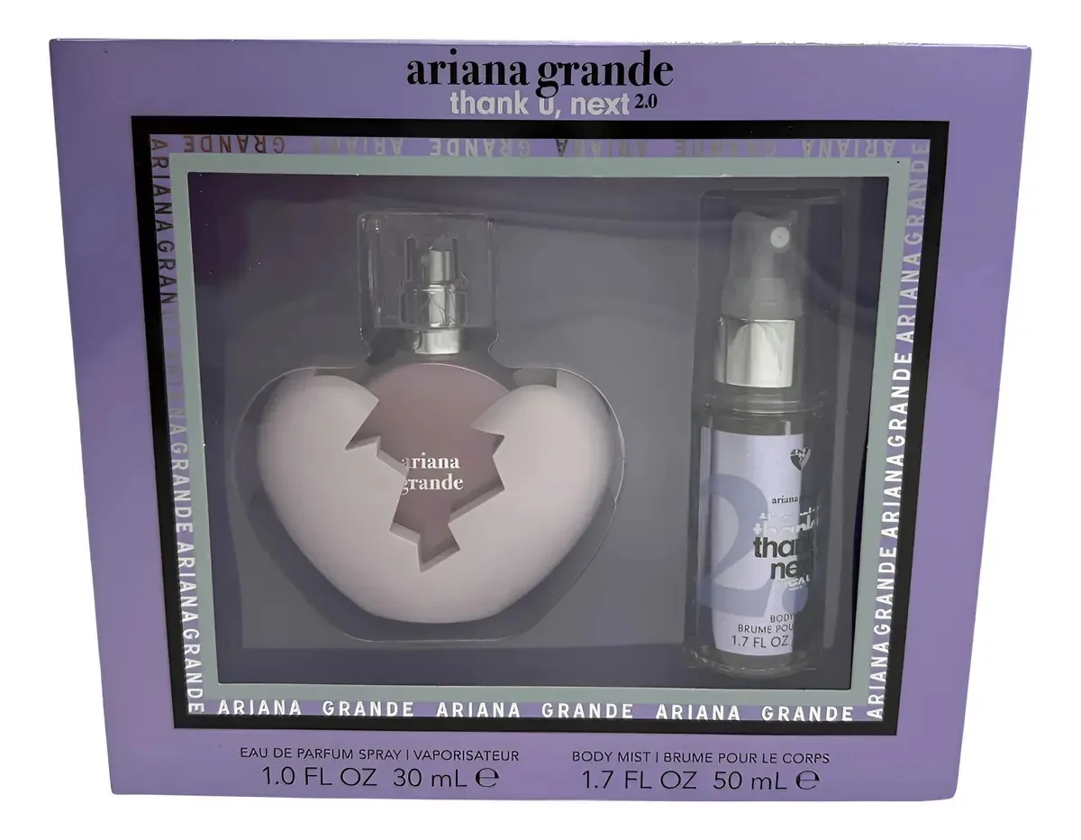Conjunto de perfumes e névoas corporais Ariana Grande Thank U, Next 2.0