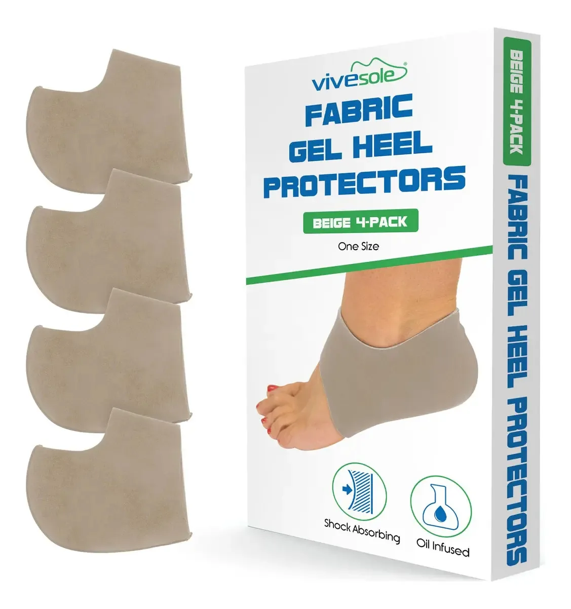 Protetores de calcanhar, almofadas de gel para fascite vegetal