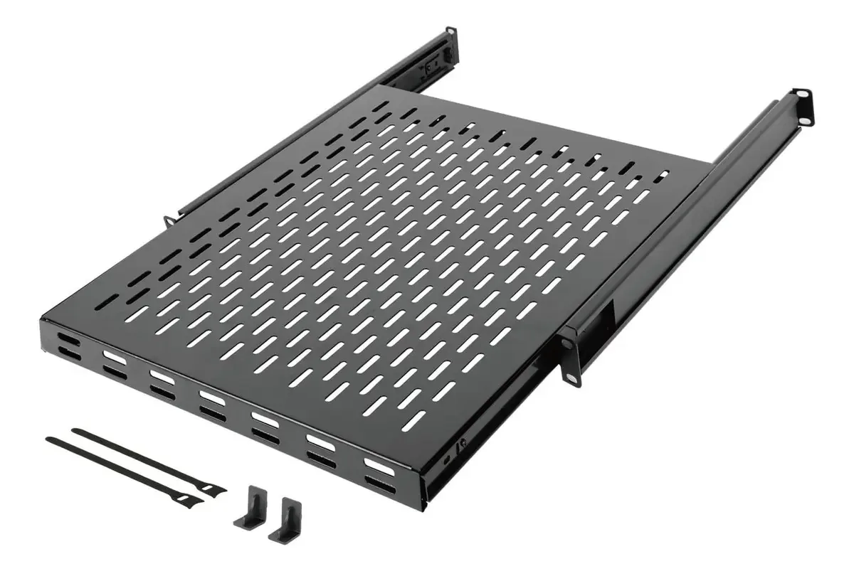 Prateleira deslizante Tecmojo 1u, rack de montagem em rack