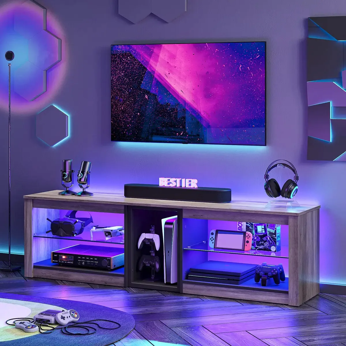Painel de TV Bestier.