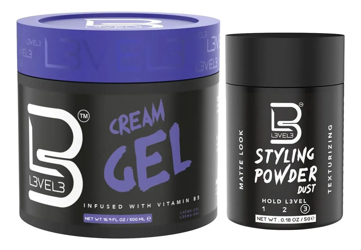 Creme Modelador De Cabelo L3 Nível 3 Creme Gel Volume Medium