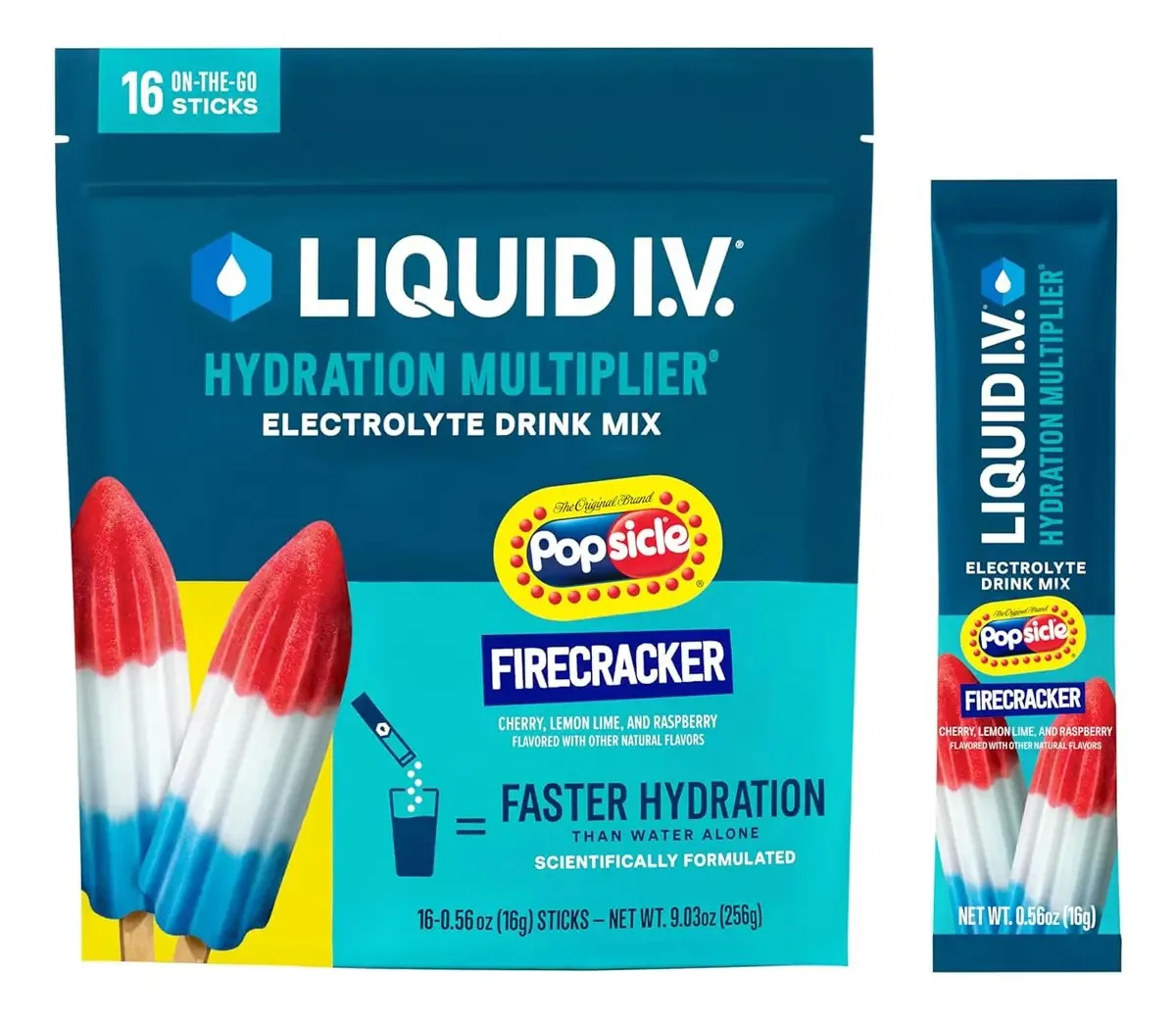 Multiplicador de hidratação de eletrólitos Liquid Iv 16 saquetas