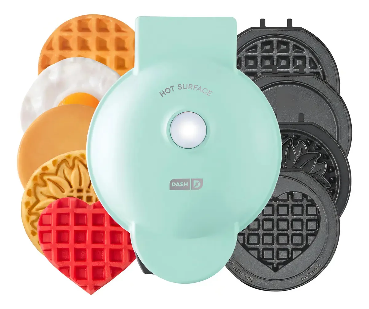 Waffle Maker Dash Multimaker Mini System 4 Em 1 Com Pratos