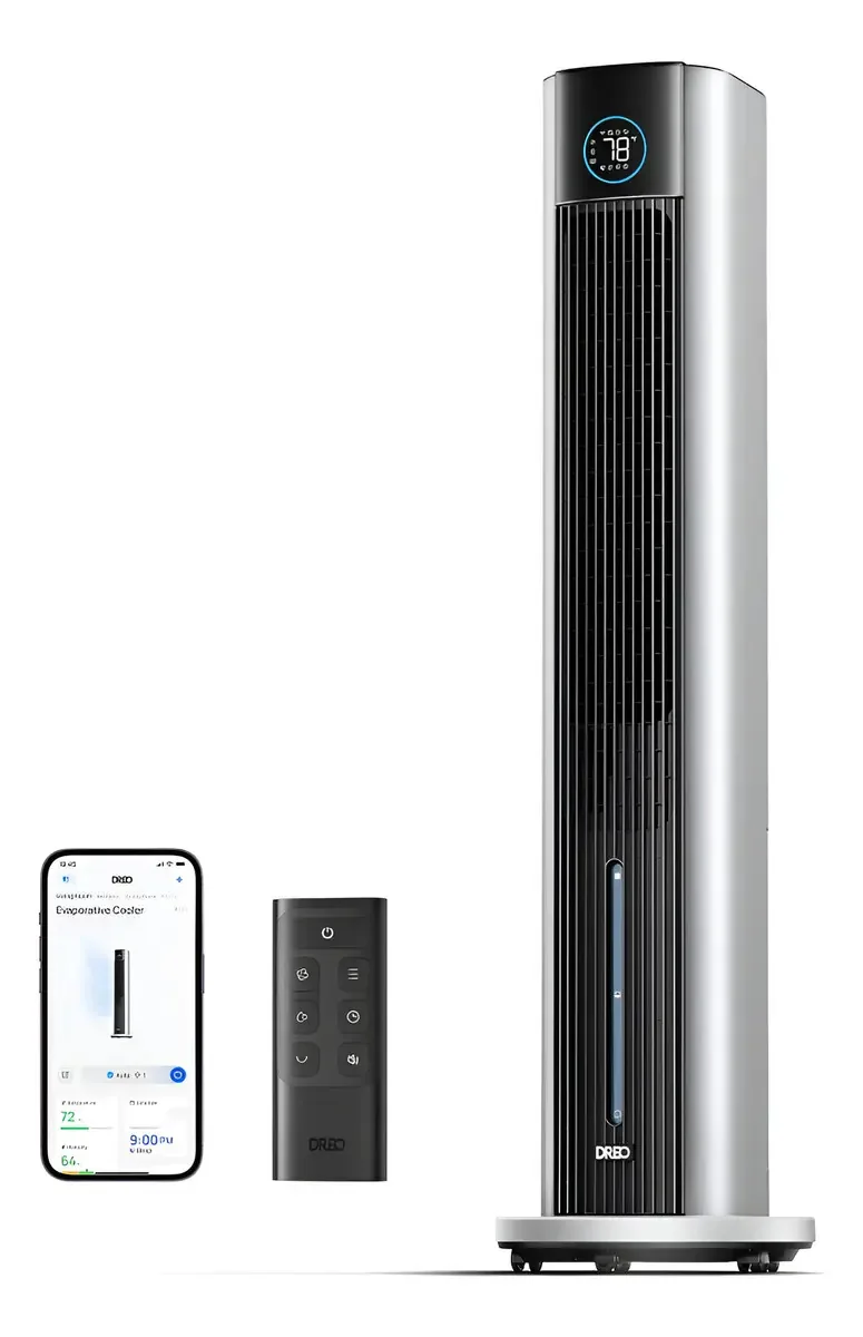 Ventilador Dreo Tower para quarto, ventiladores E
