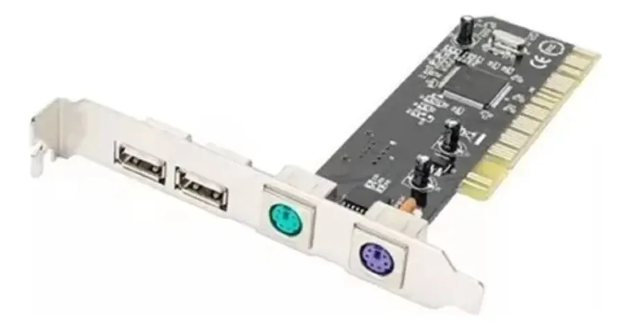Placa USB Pci 2 portas 2.0/2 portas Ps/2