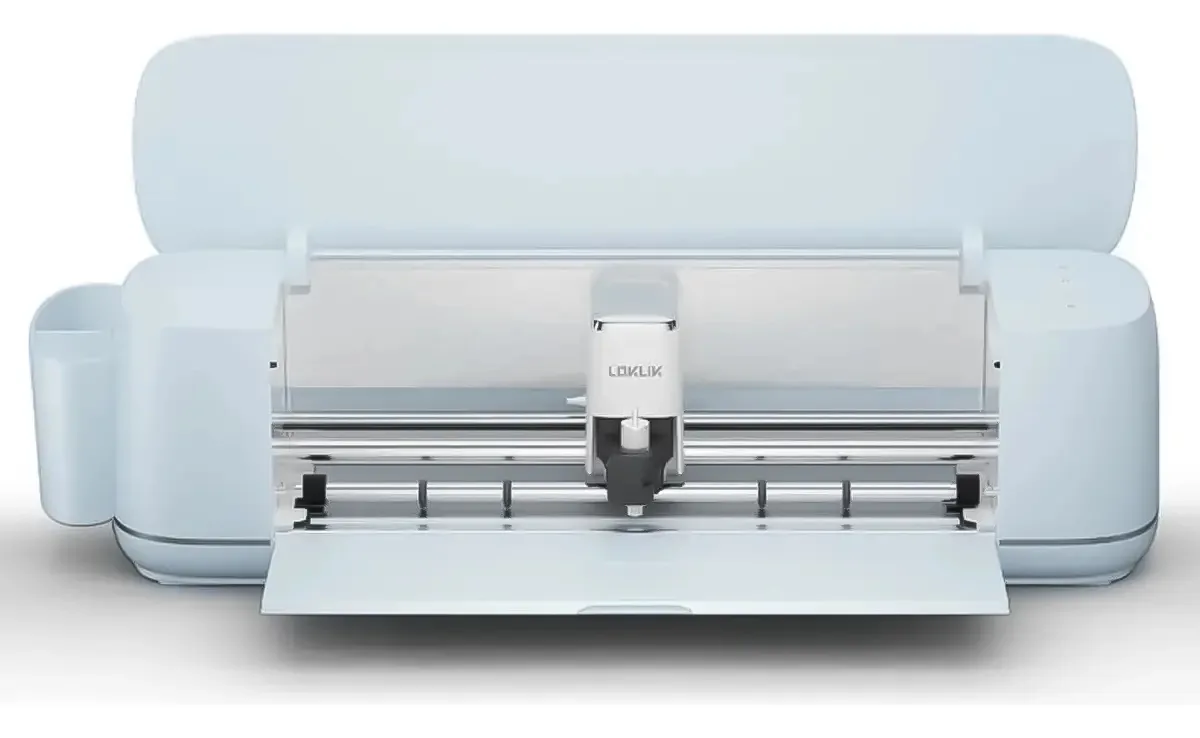Plotter de Recorte Bivolt Loklik Azul Claro 77.47cm USB Bluetooth