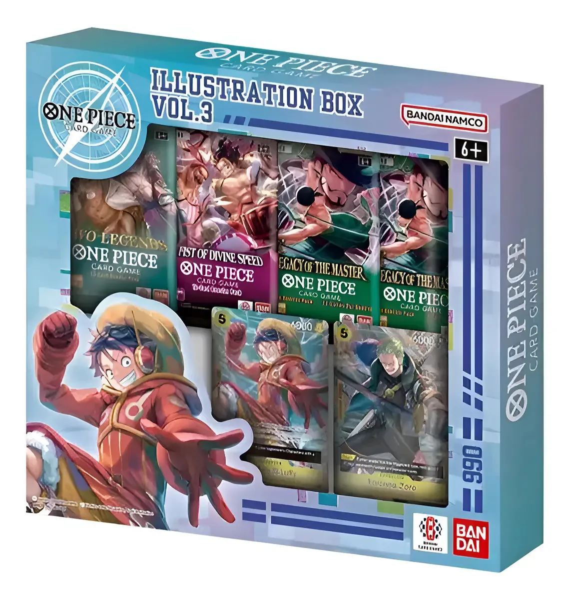 Jogo de cartas colecionáveis One Piece card Game Playmates carta Illstration pack vol 3 de 0 mazo con 50 cartas