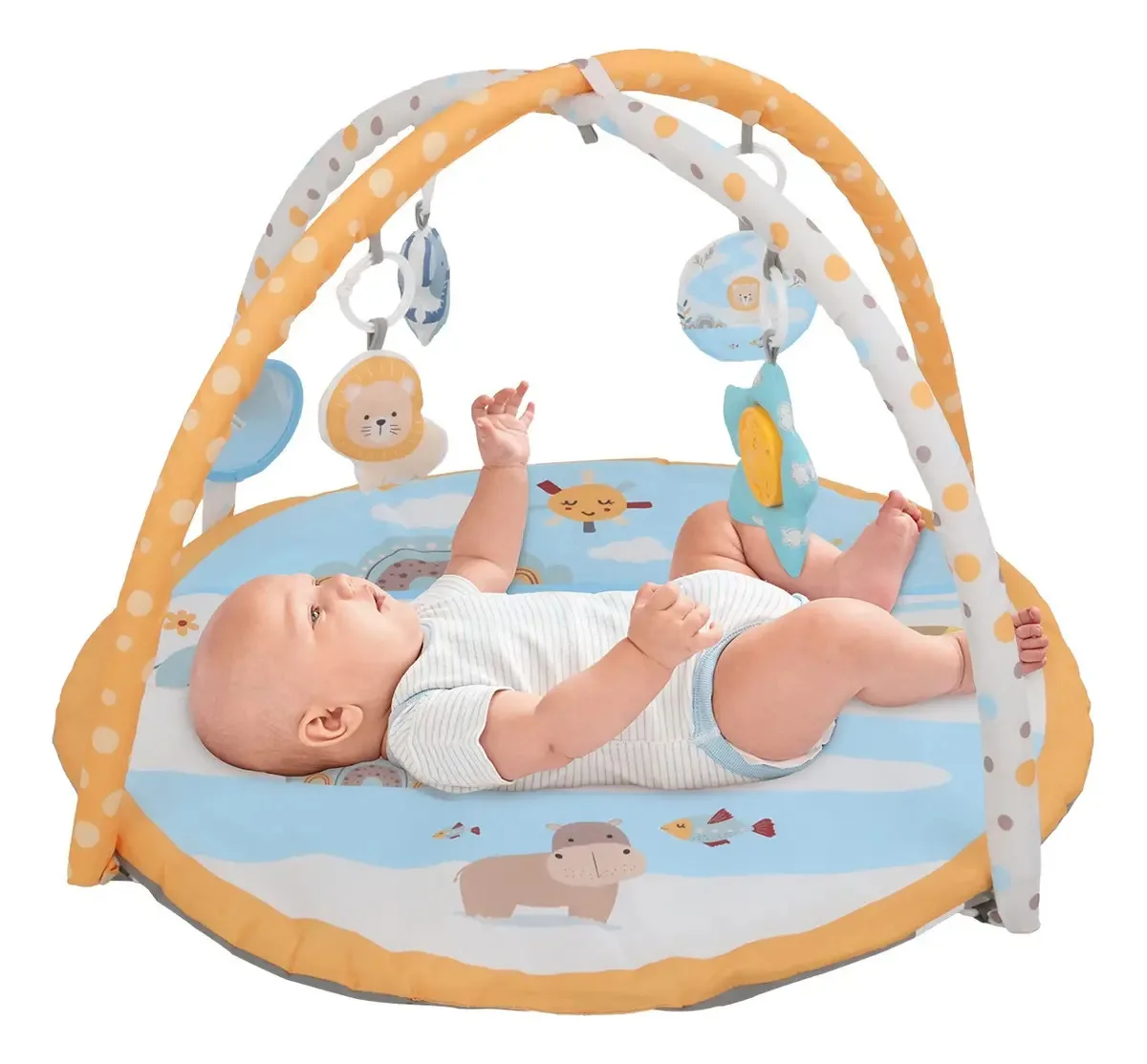 Centros de atividades Baby Gaon GD-0009 Bebé do Elefante cor anaranjado