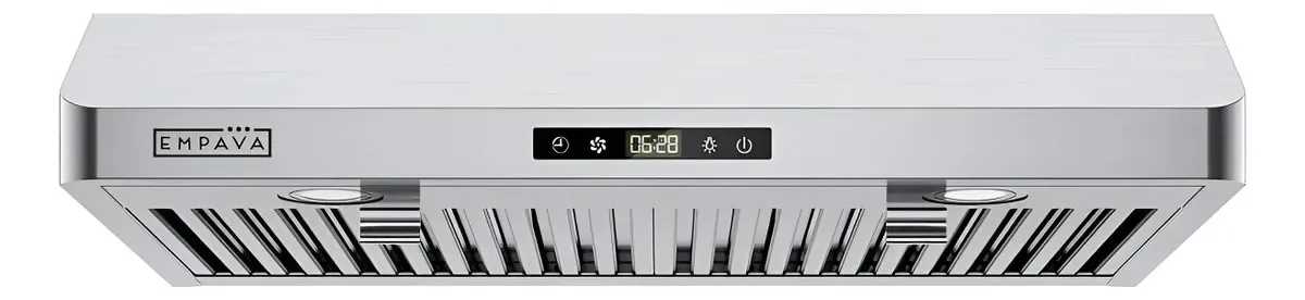 Exaustor de cozinha sem dutos, 300 Cfm, Led