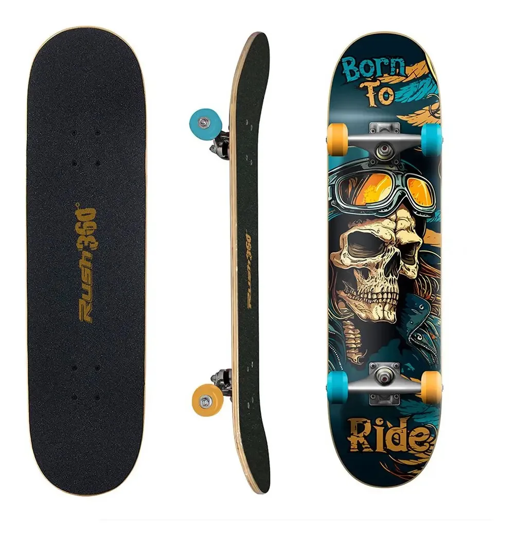 Skate Rush 360 de 31 polegadas, cor preta