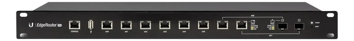 Roteador Ubiquiti EdgeRouter preto