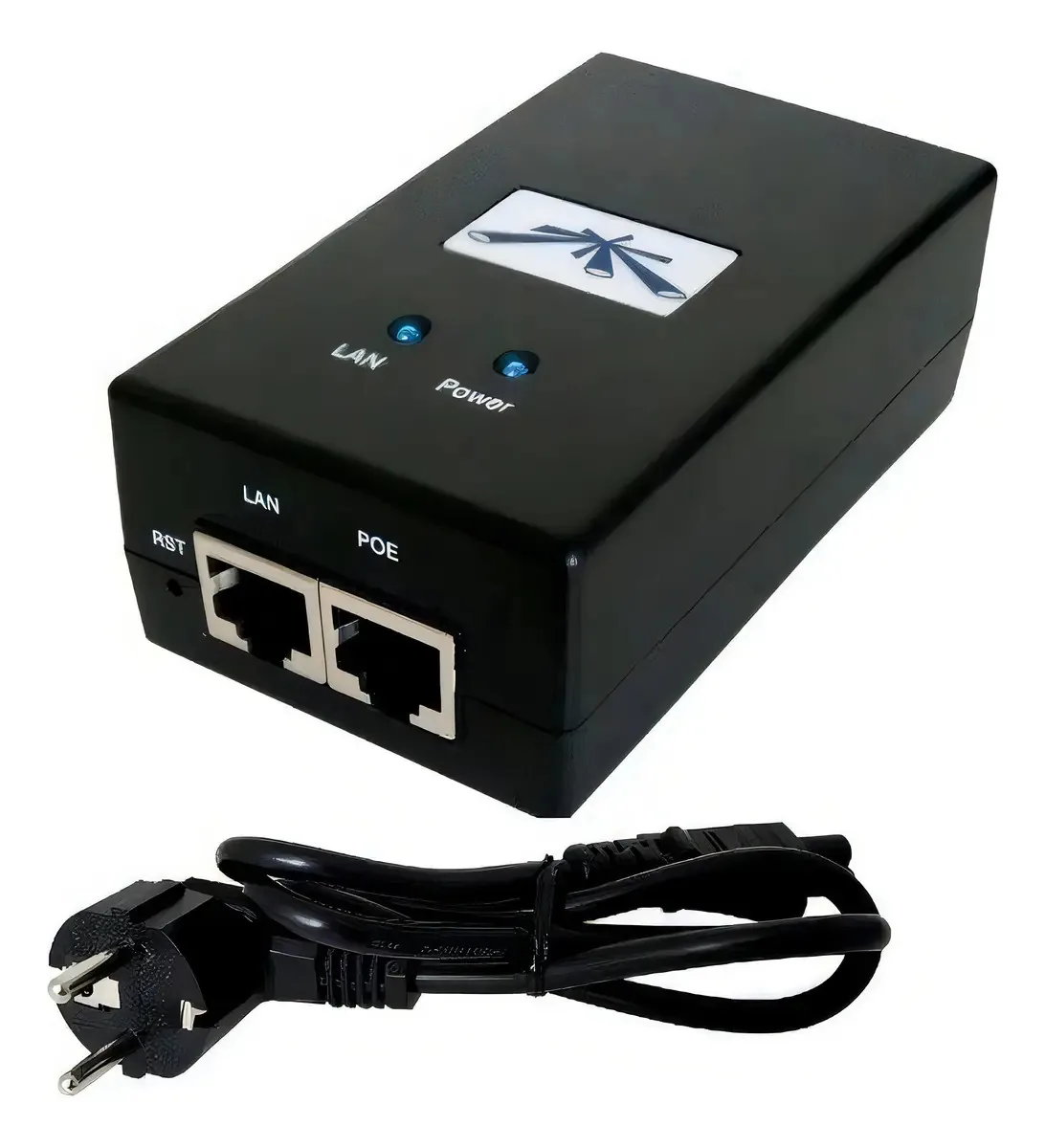Fonte P/ Ubiquiti Giga Poe 48v 24w-g 0.5 Amp Poe-48-24w-g