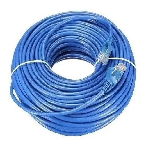 Cabo de rede Lan Patch Cord certificado Utp 50 Mts Cat 6e