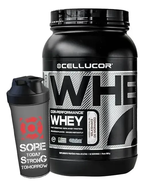 Whey Protein Cor Performance 900g + Shaker - Cellucor