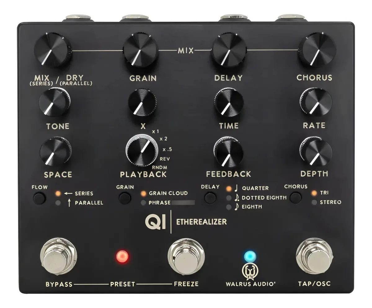Eteralizador Walrus Audio Qi em preto e preto