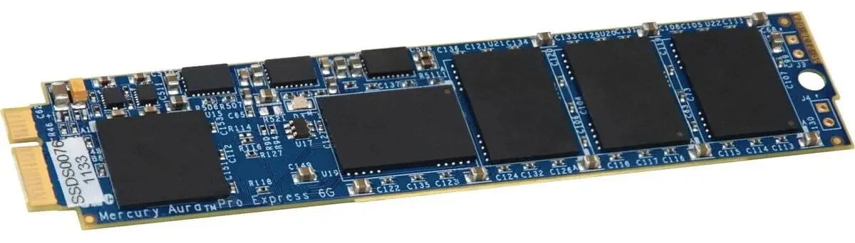 Owc Aura Pro 6g Flash Ssd Atualização De 500 Gb Para Macbook Air 2010-2011