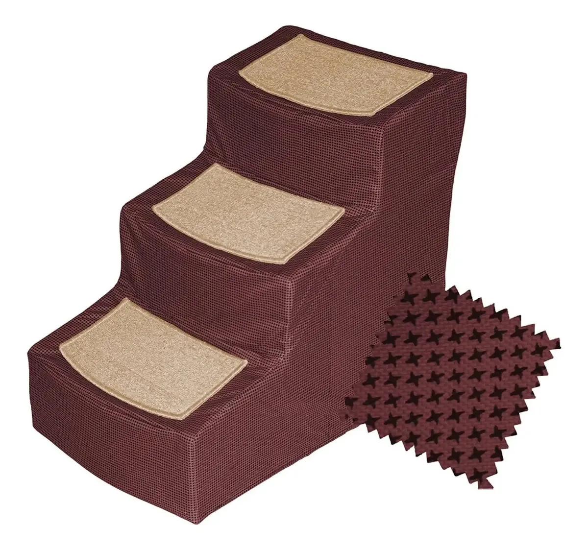 Pet Gear Designer com capa removível, escadas para Masco