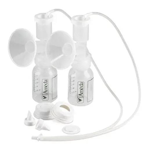 Adaptador de extração dupla para leite materno