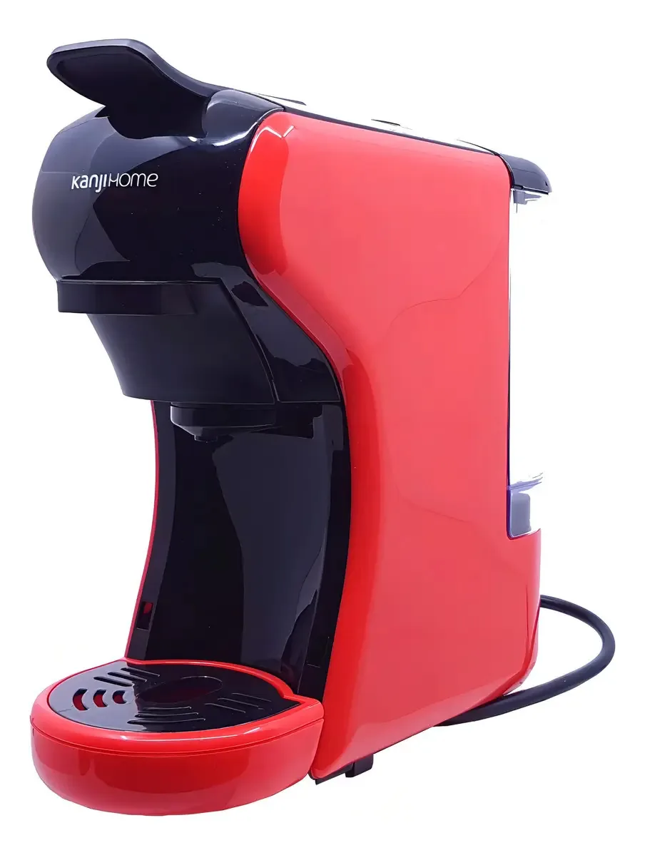 Cafeteira multicápsula vermelha Kanji
