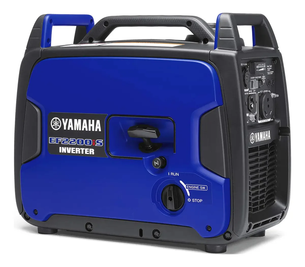 Gerador inversor azul portátil de 2200w