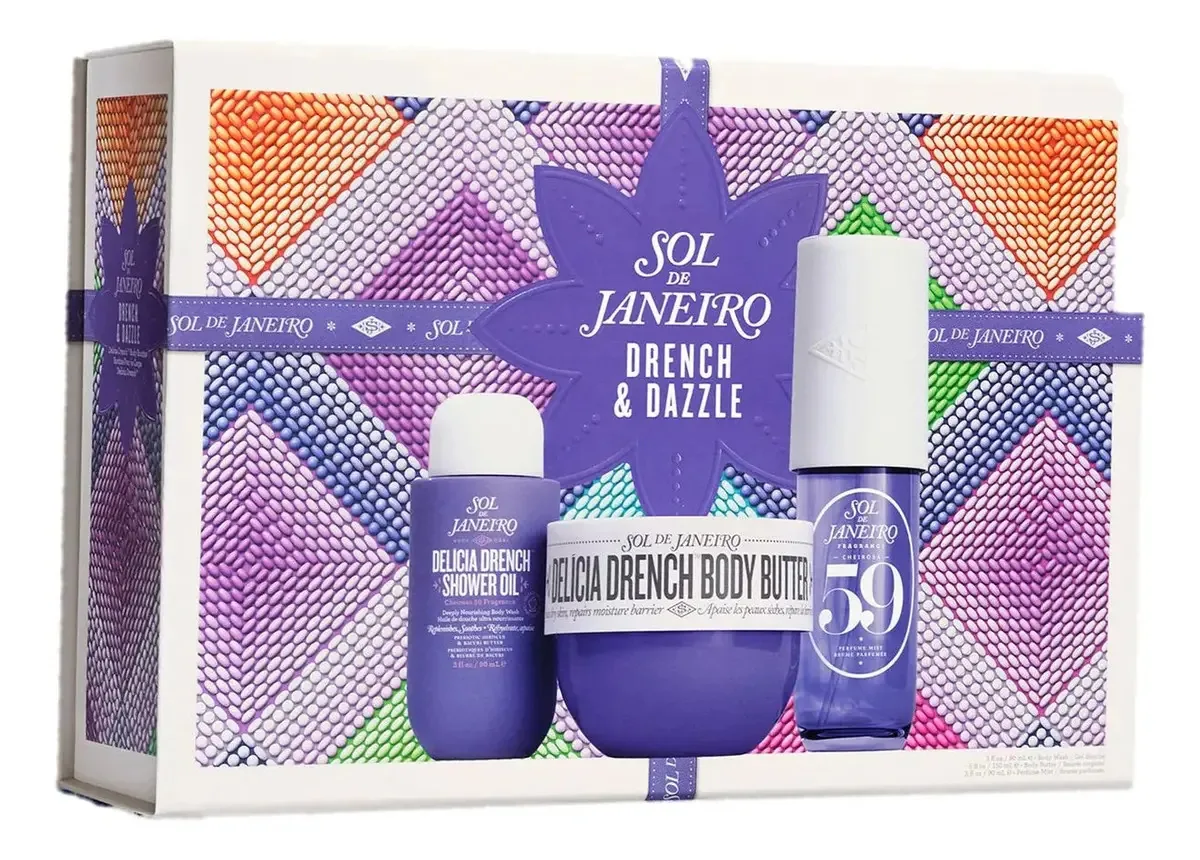 Kit de Cuidados Corporais | Drench & Dazzle | Sol de Janeiro