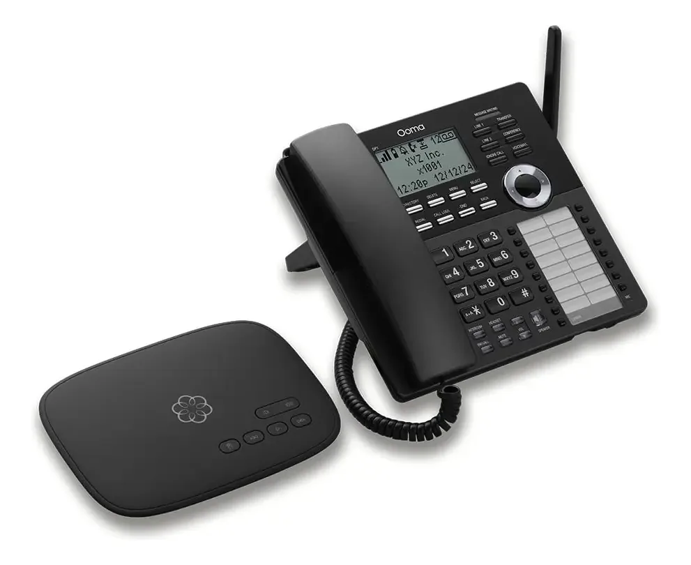 Ooma Telo Voip Sistema Telefónico Para Oficina En Casa. Servicio Telefónico Gratuito Con Teléfono De Computadora De Negocios. Reemplazo Asequible De Línea Fija Basado En Internet. Llamadas Nacionales