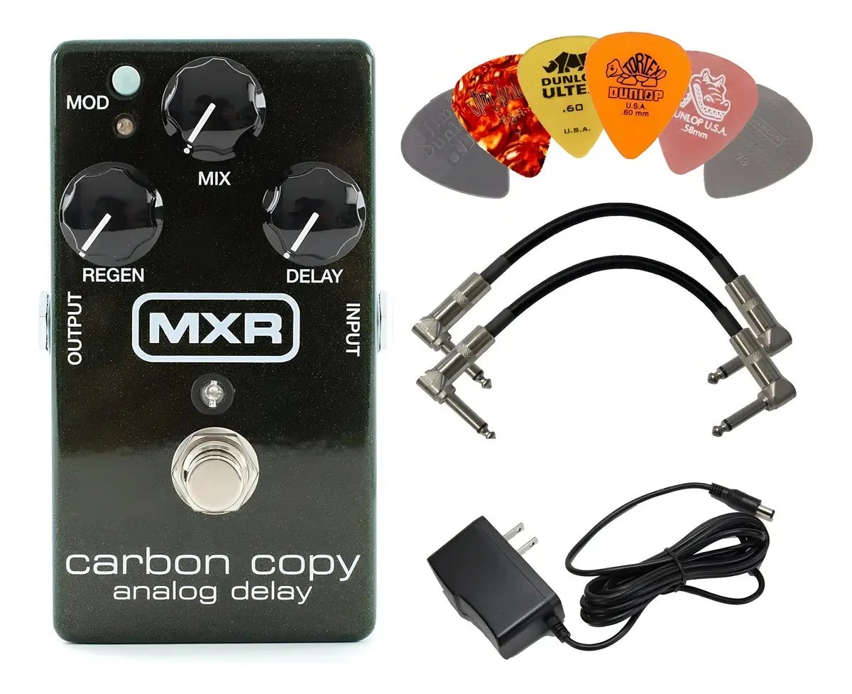 Pacote de pedais analógicos Mxr M169 Carbon Copy Delay