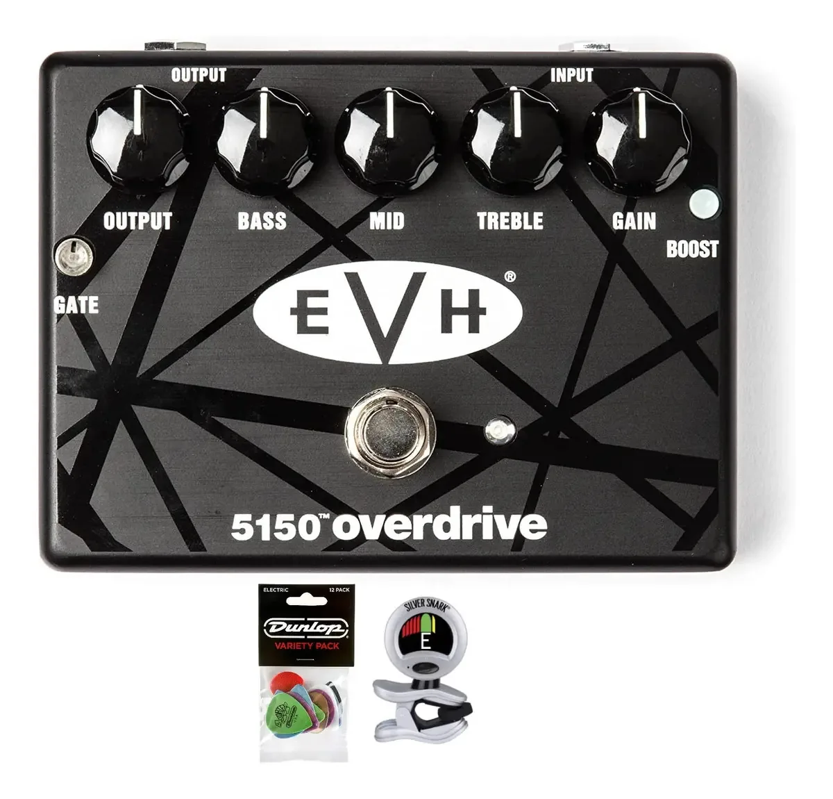 Briskdrop Mxr Evh - Pacote de pedais Overdrive com pacote. Cor: azul