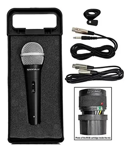 Microfone portátil Rockville Rmcxlr