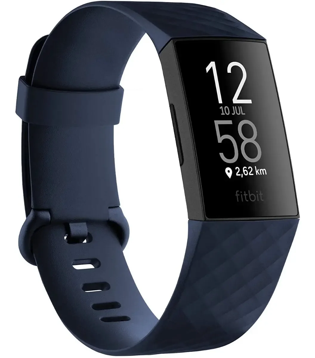 Pulseira de atividade GPS Fitbit Charge 4 FB417bknv azul