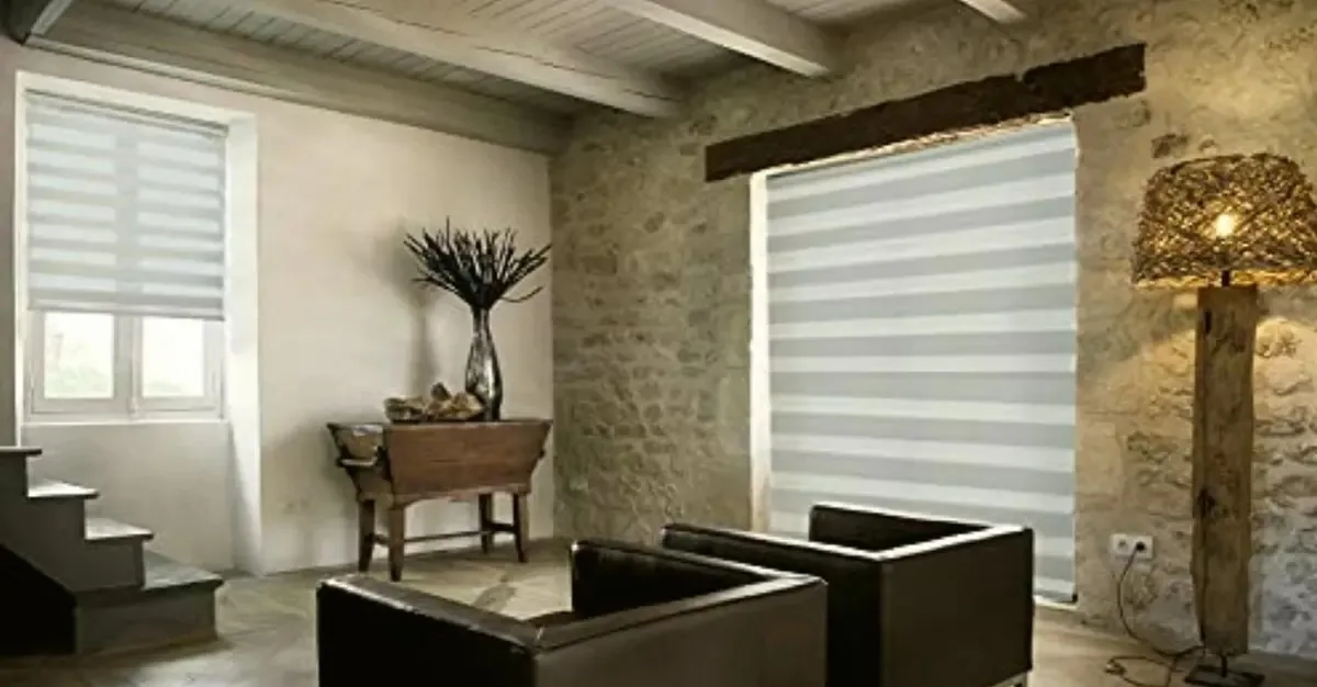 Cortina de enrolar Deco Sheer Elegance (marfim, 100 x 160)