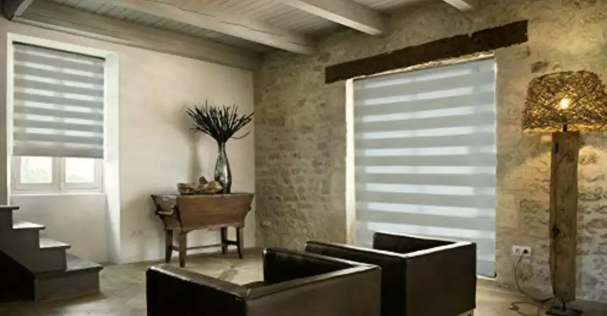 Cortina de enrolar Deco Sheer Elegance (cinza, 80 x 160)