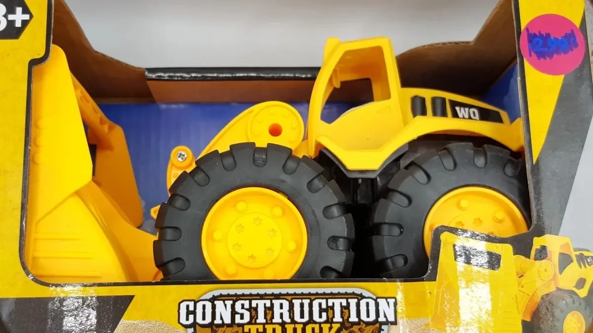 Caminhão de brinquedo amarelo DIGO 5991