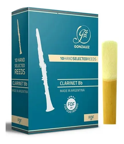 1 Uni. Palheta Clarinete Sib - Gonzalez Fof