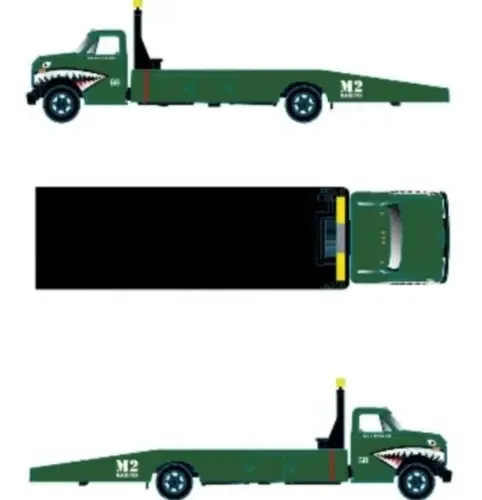 Caminhonete C60 Chevrolet Verde-escuro 1:64 M2 Machines Colecionável