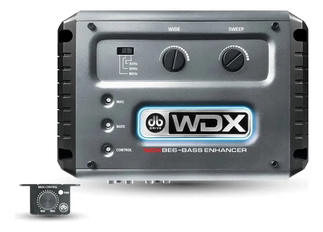 Epicentro Digital Bass Booster Db Drive Wdxbe6, cor cinza