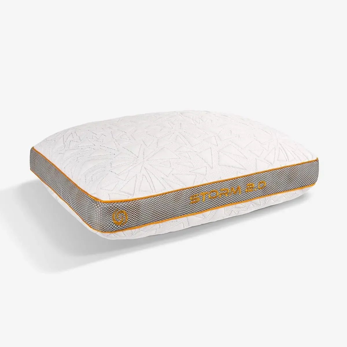 Almofada de roupa de cama Almofada de dormir com resfriamento instantâneo retangular 66 cm x 50 cm x 12 cm branca