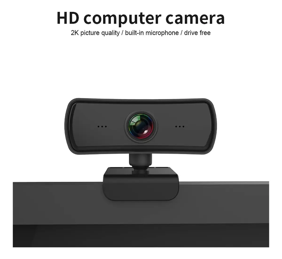 Webcam BNS7Fapq Full Hd 2k 1080p com microfone para chamadas de vídeo Webcam Câmera de computador USB PC para streaming de ultra-alta definição