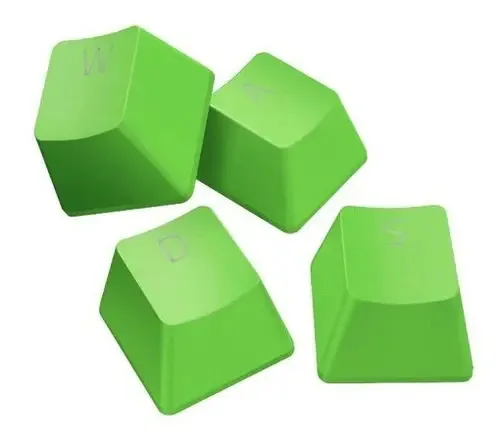 Conjunto de atualização do Razer Pbt Keycap - Teclas de cores do teclado - verde