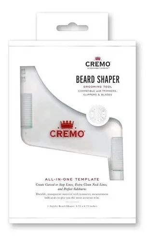 Pente Para Barbas Cremo Beard Shaper Cor Branco