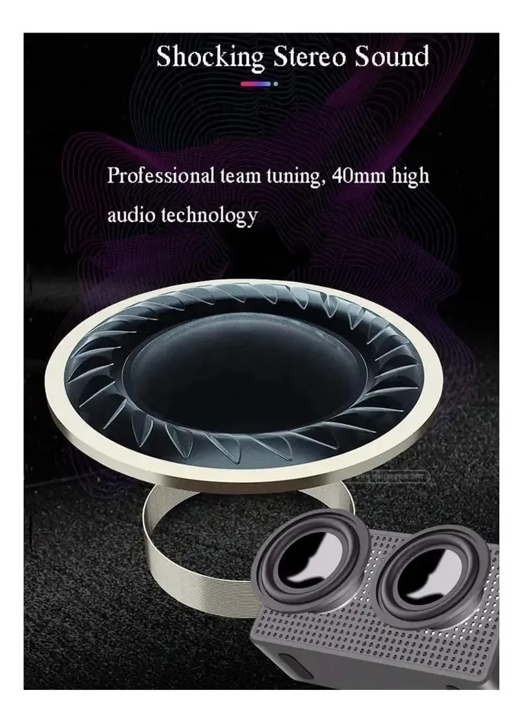 Karfri - Rádio Despertador para Uso Doméstico, Despertador Digital, Relógios Digitais com Estéreo, Rádio FM, Regulável, Soneca, Design de Espelho, Rosa (cor: Roxo)