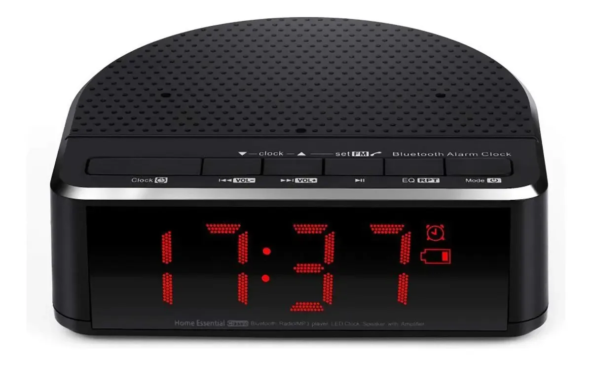 Alto-falante Bluetooth direcionado, rádio-despertador, despertador musical multifuncional, áudio sem fio portátil, rádio FM, suporte para telefone, chamadas telefônicas viva-voz