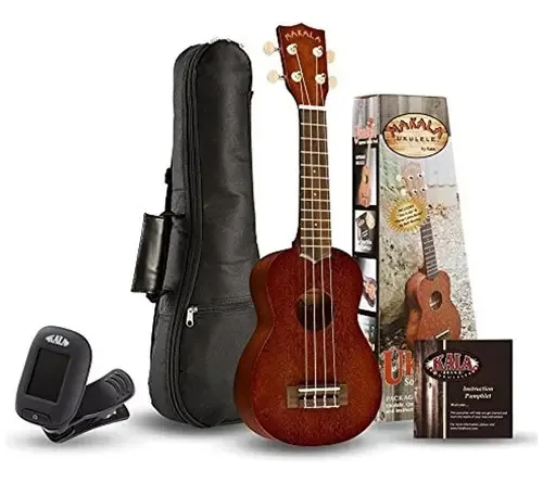 Pacote de ukulele Kala Mk-S/Makala Soprano