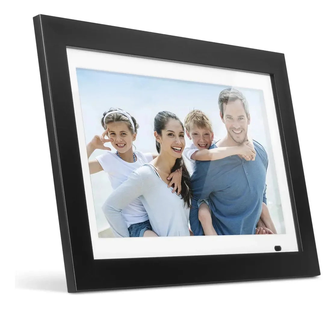 Aluratek Moldura Digital 14" USB Controle Remoto, Preto.