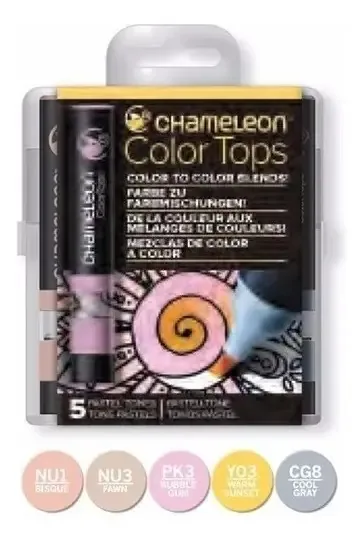 Marcadores Chameleon Tops Pastel Blends X 5