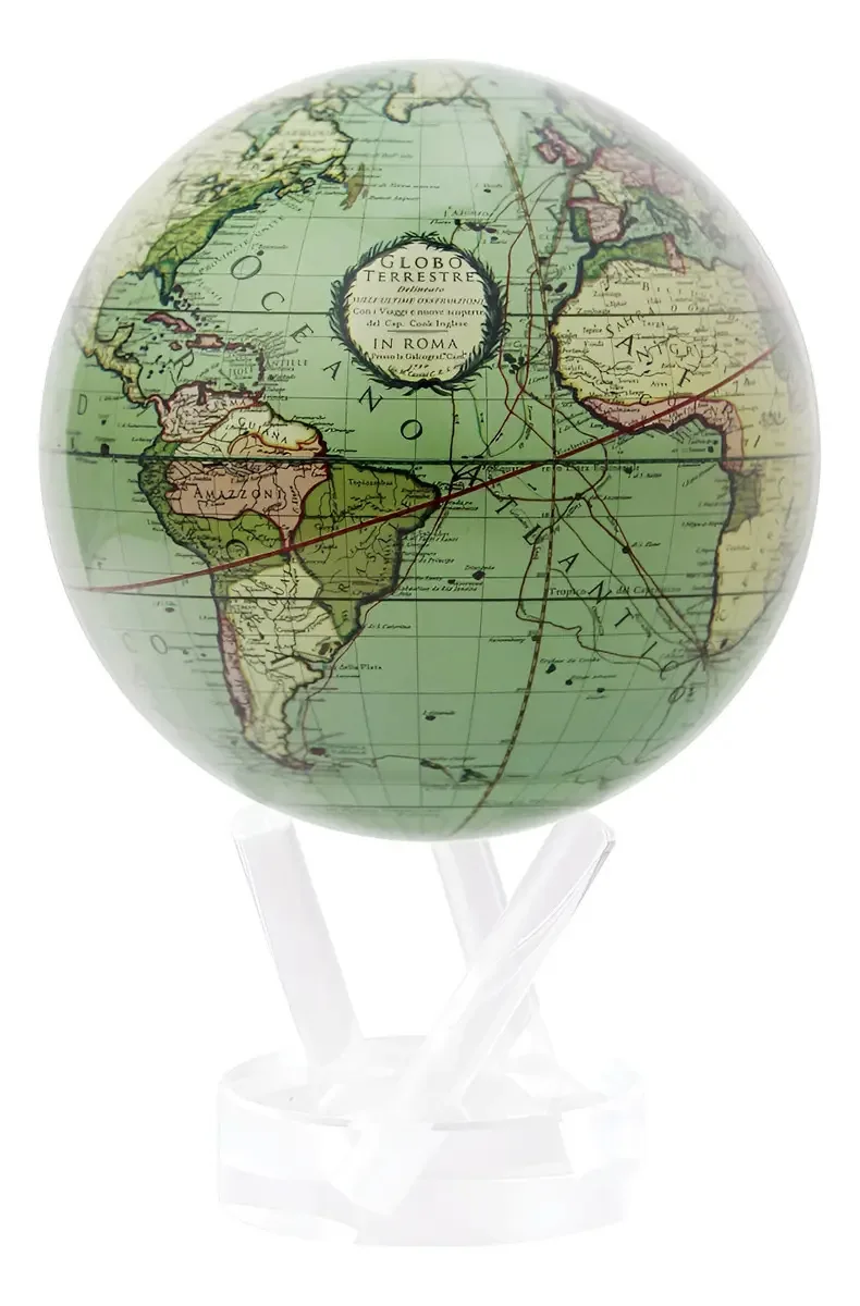 Globo de Terra Verde Cassini Mova 45 Cm Cor do Globo Cor Base